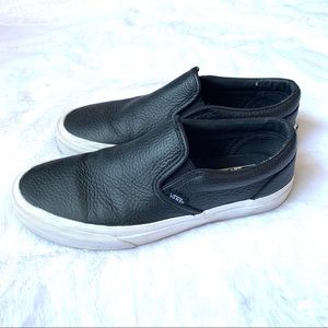 Vans Classic Slip on Leather size 9 women’s